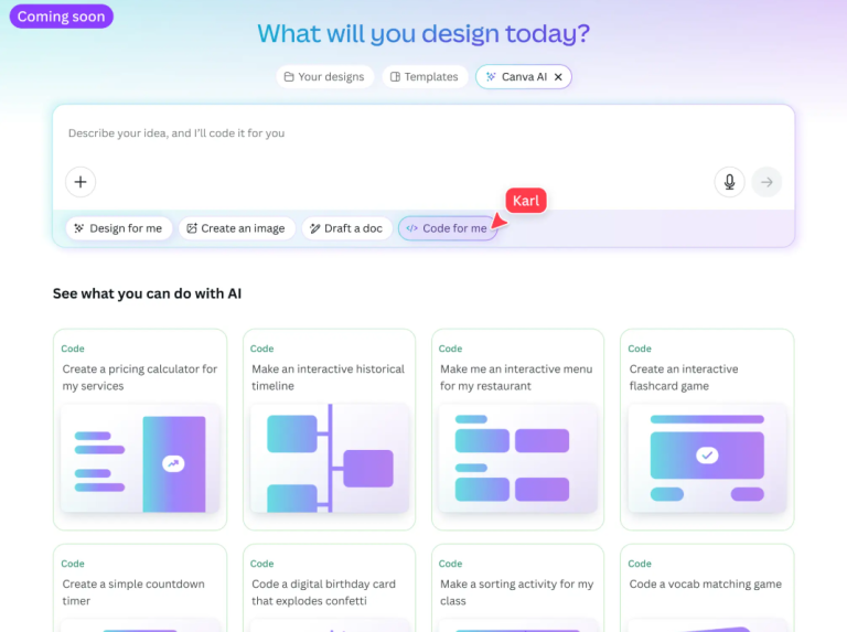 canva code